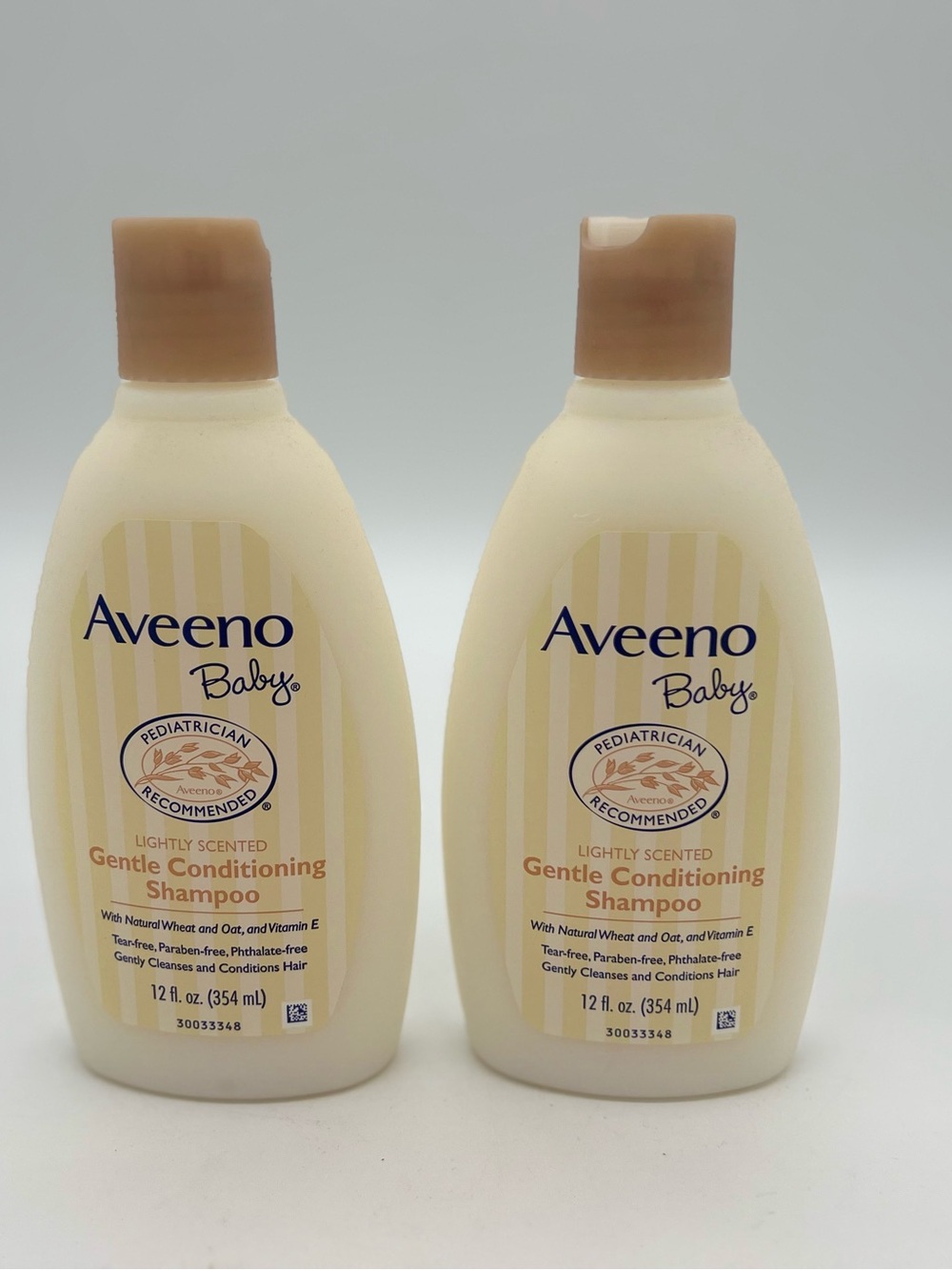 Aveeno Baby Wash & Shampoo, Lightly Scented, Tear Free 12 fl oz Pack Of 2